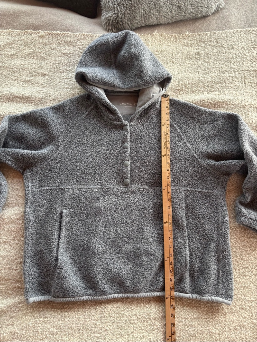 Outdoor Voices Wool Mega Fleece Hoodie - Picture 9 of 9